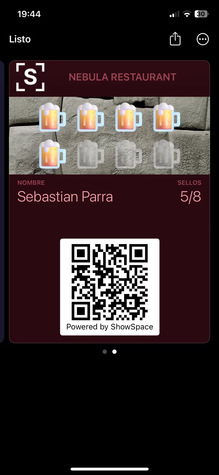 Fidelización ShowSpace